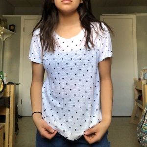 J.Crew Polka Dot Tee